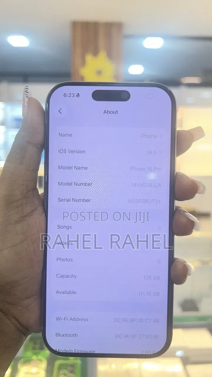 Apple iPhone 16 Pro 128 GB Silver