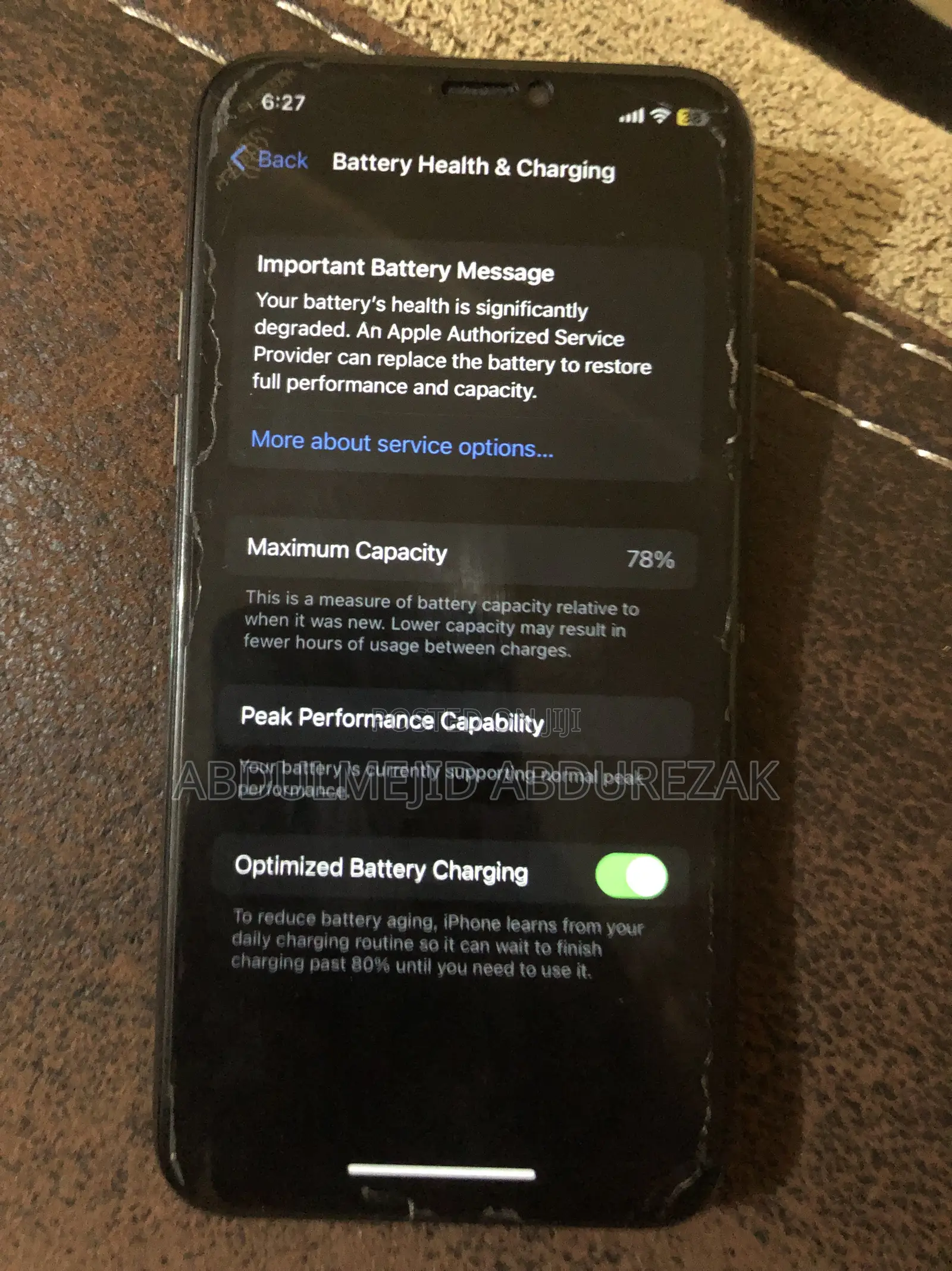Apple iPhone X 256 GB Black