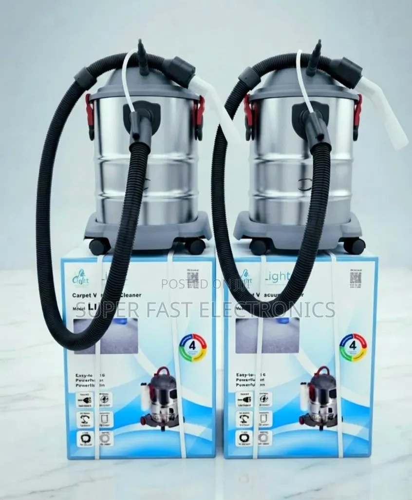 Light Vacuum Cleaner 25L Carpet Floor Wet/Dry Industrial Household