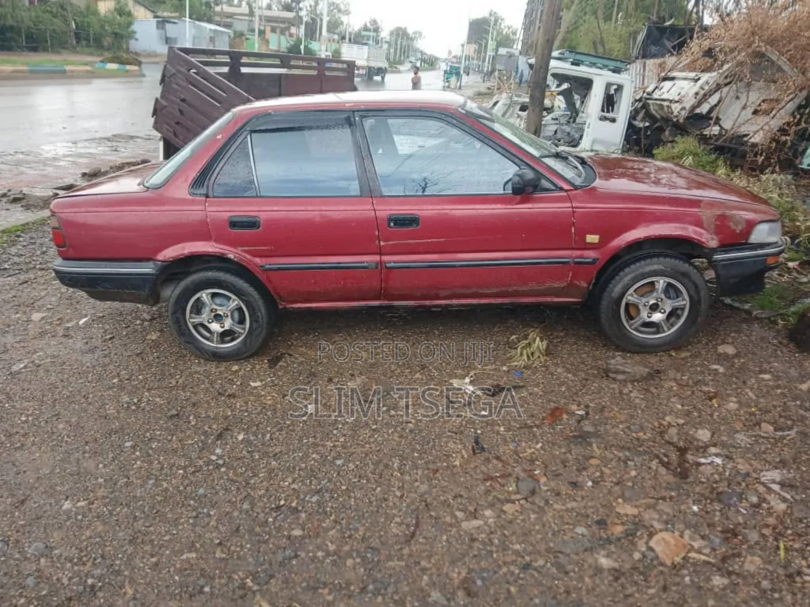 Toyota Corolla 1990 Red