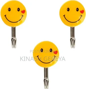 9pcs Multifunctional Heavy Duty Adhesive Hooks(2kilo Upto 3kilo)