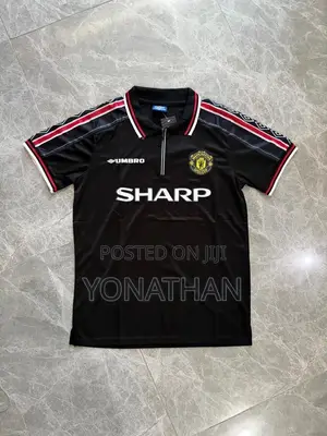Manchester United Sharp Black Jersey