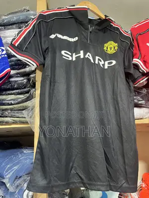 Manchester United Sharp Black Jersey