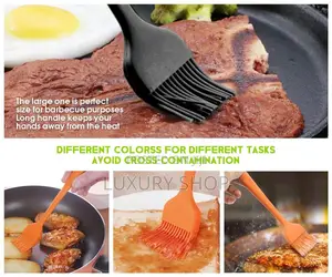 Silicone Brush and Spatulas እስከ 230°c ድረስ ከፍተኛ ሙቀት የሚቋቋሙ
