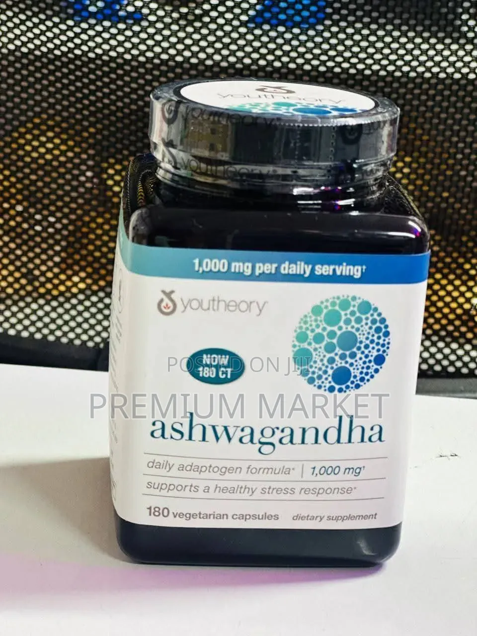 Youtheory Ashwagandha, 1000 Mg Per Daily Serving. (150 Capsules).