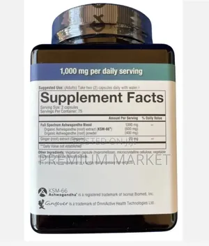 Youtheory Ashwagandha, 1000 Mg Per Daily Serving. (150 Capsules).