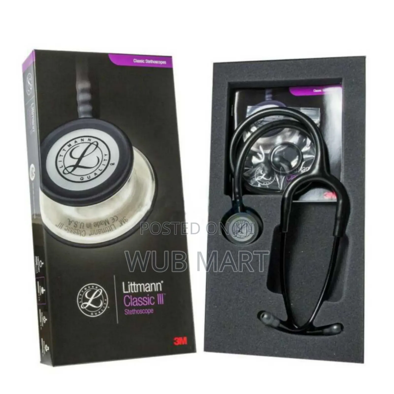 3M Littmann Classic IIITM Stethoscope — ክላሲክ 3 የዶክተሮች ማዳመጫ