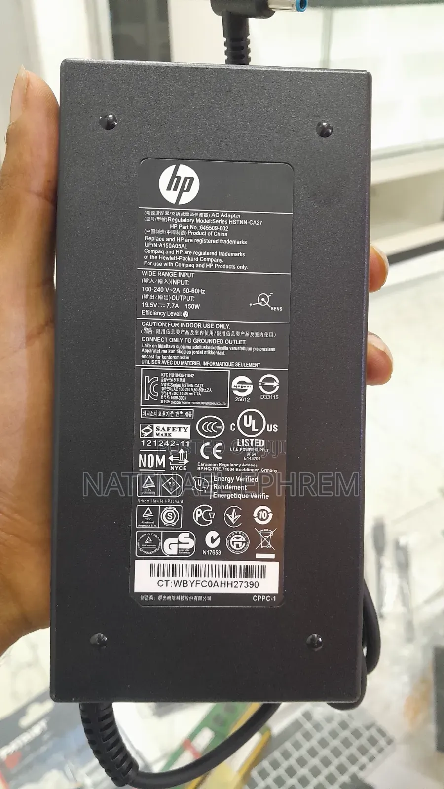 HP Original 150 Blue Pin Charger (GAMING CHAEGER)
