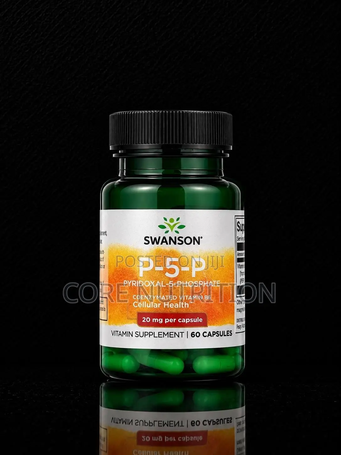 P-5-P 20mg Pyridoxal-5-Phosphate 60 Capsules