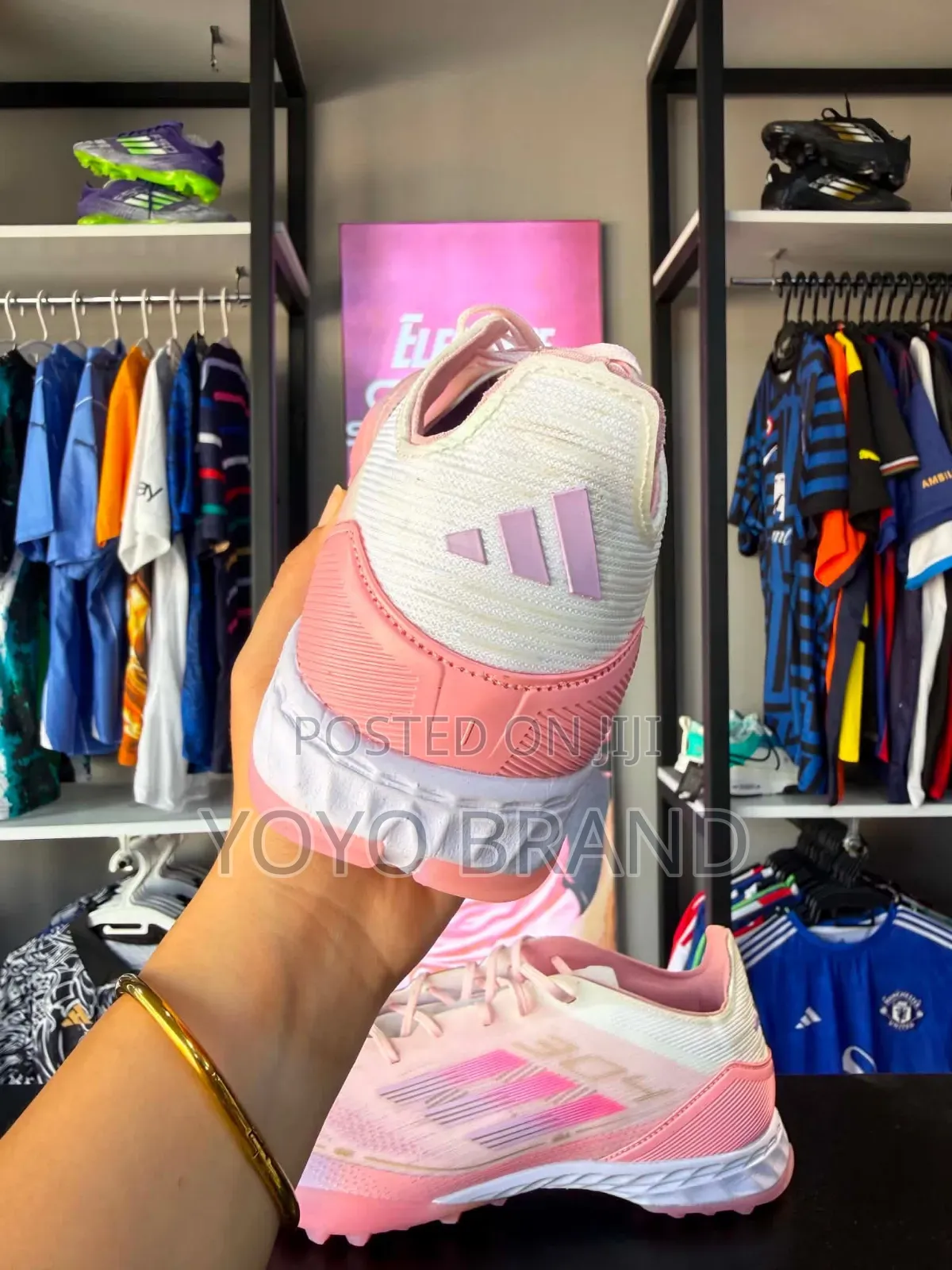 Adidas F50 Soccer Cleats Pink /White