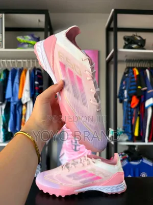 Adidas F50 Soccer Cleats Pink /White