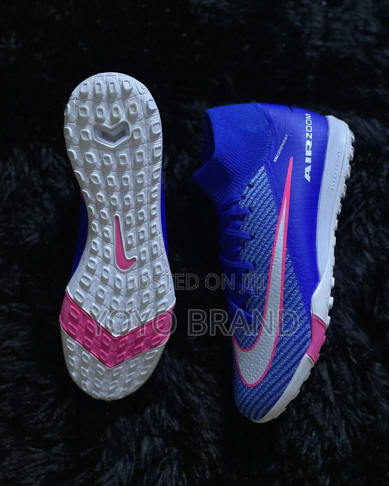 Nike Air Zoom Mercurial Superfly Turf Soccer Blue/White