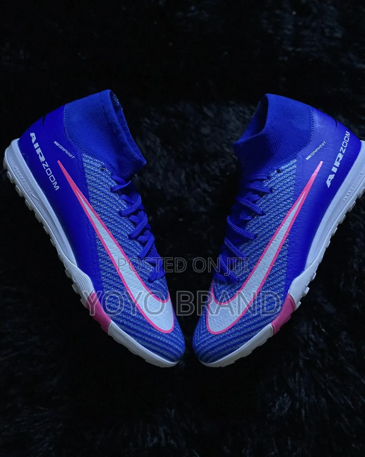Nike Air Zoom Mercurial Superfly Turf Soccer Blue/White