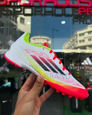 Adidas F50 League Turf Soccer Shoes White, Black, /Solar Yellow