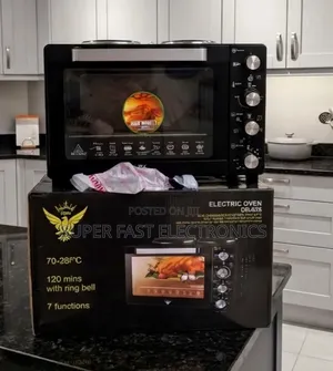 FLIPS Mini Electric Oven – 60L Double Hot Plate Oven