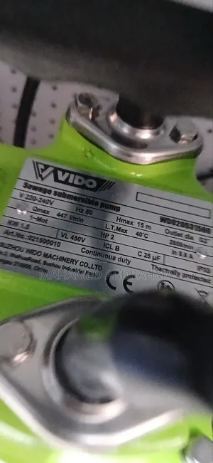 ViDO Sewage Submersible Pump 2Hp
