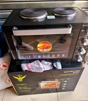 FLIPS 60L Mini Oven Combines a Spacious 60L Oven With 2 Hot Plates,