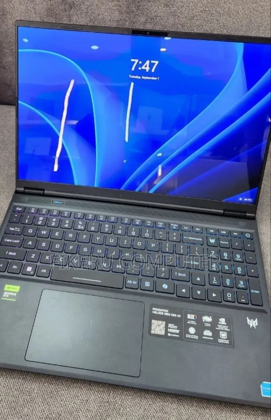 New Laptop Acer Predator Helios Neo 16 32GB Intel Core Ultra 9 SSD 1T