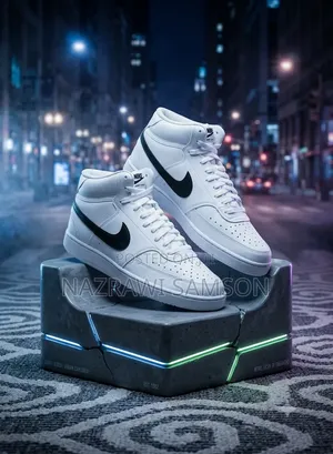 Nike Court Vision Mid (White / Black)