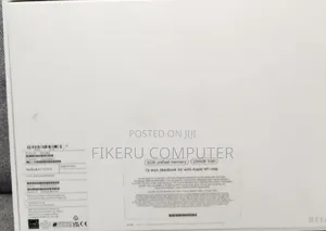 New Laptop Apple MacBook Air 2020 M1 8GB Apple M1 SSD 256GB