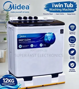 Midea Washing Machine12KG Twin Tub High-Capacity 12KG Twin Tub Washing