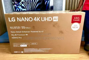 LG 55 Inch TV Nano UHD AI Smart NU85B Powered by the Α7 AI Procesor