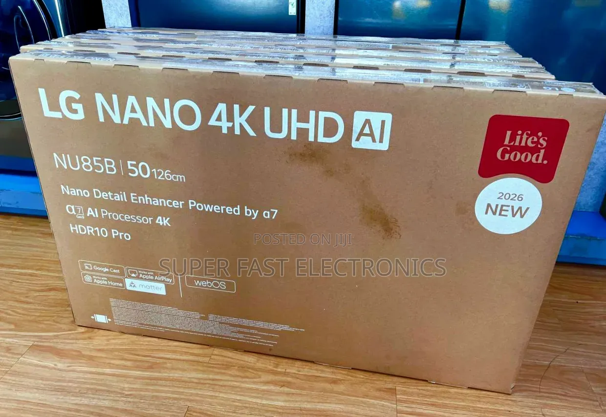 LG 50 Inch TV Nano UHD AI Smart Powered by the Α7 AI Procesor webOS