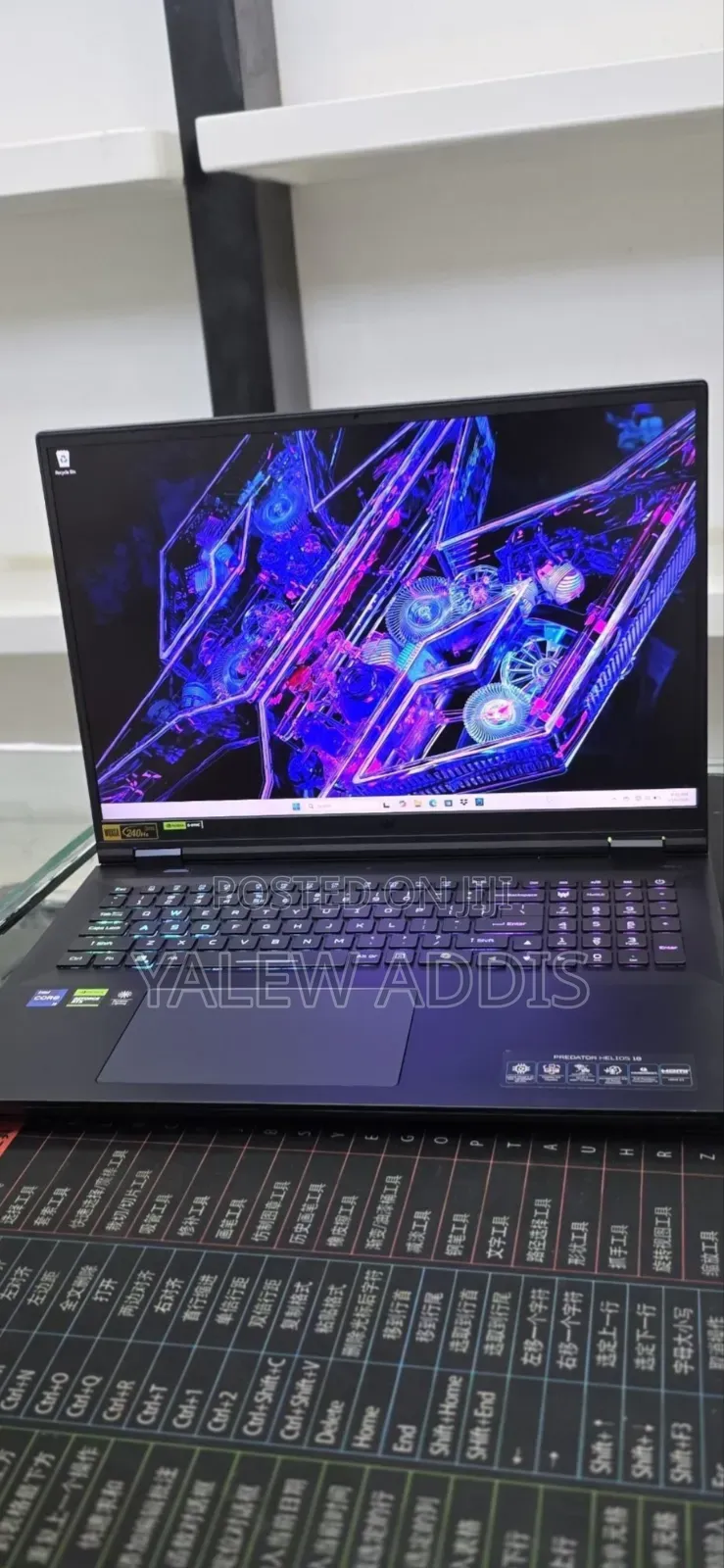 New Laptop Acer Predator Helios Neo 16 32GB Intel Core i9 SSD 1T