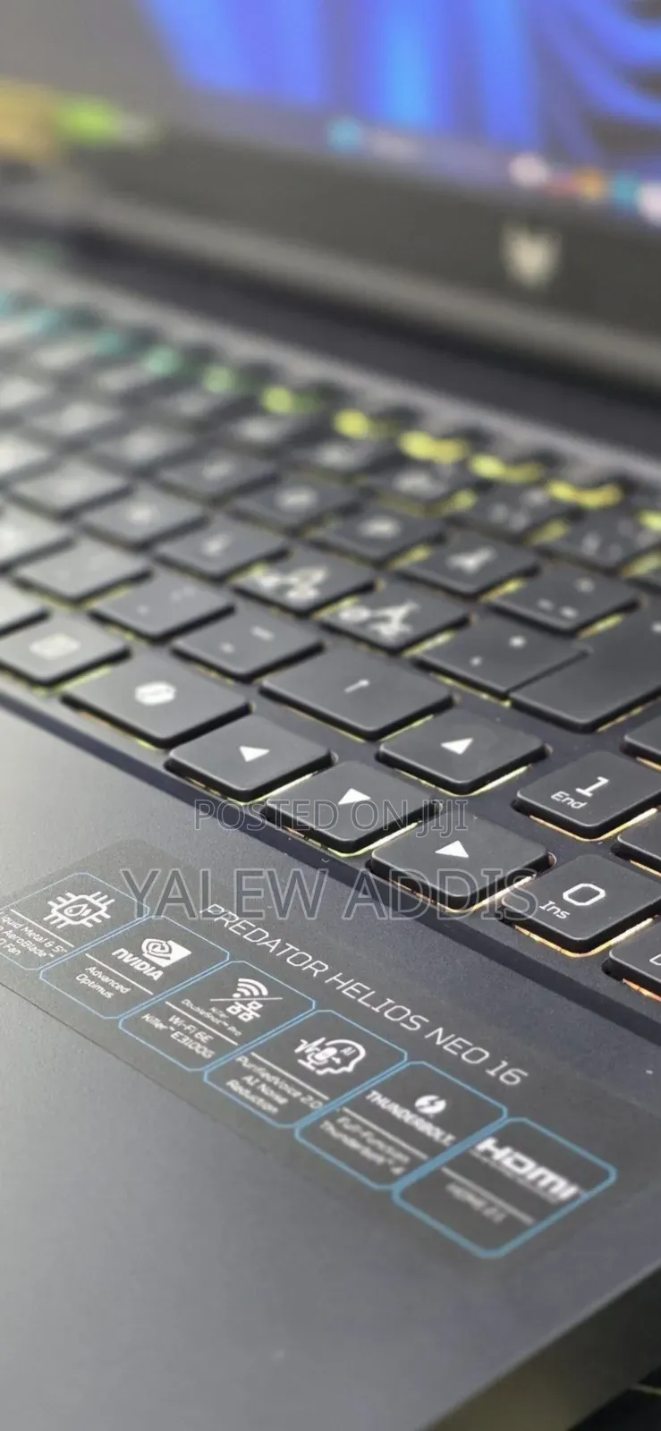 New Laptop Acer Predator Helios Neo 16 16GB Intel Core i9 SSD 1T