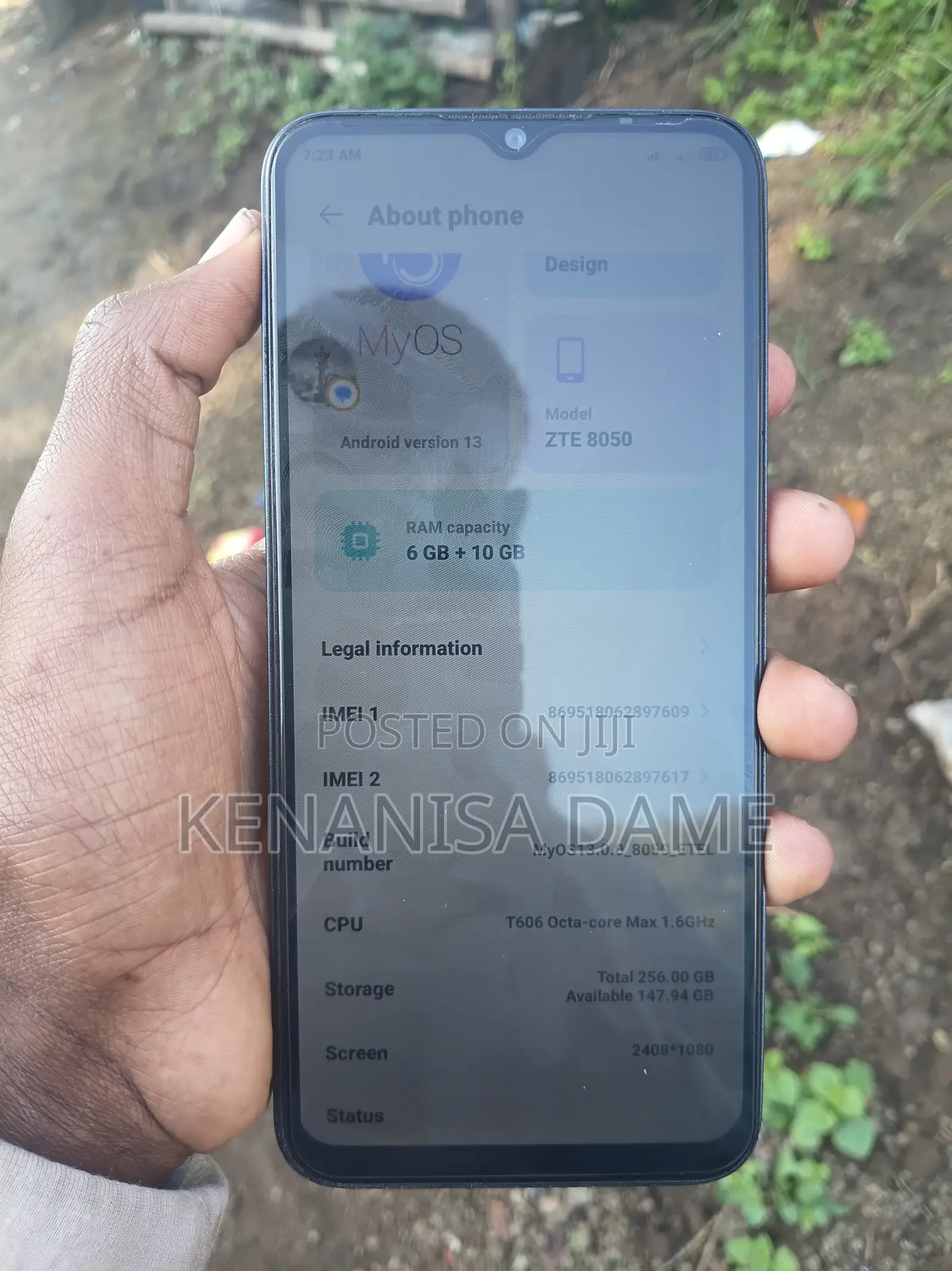 ZTE Blade V50 Design 128 GB Silver