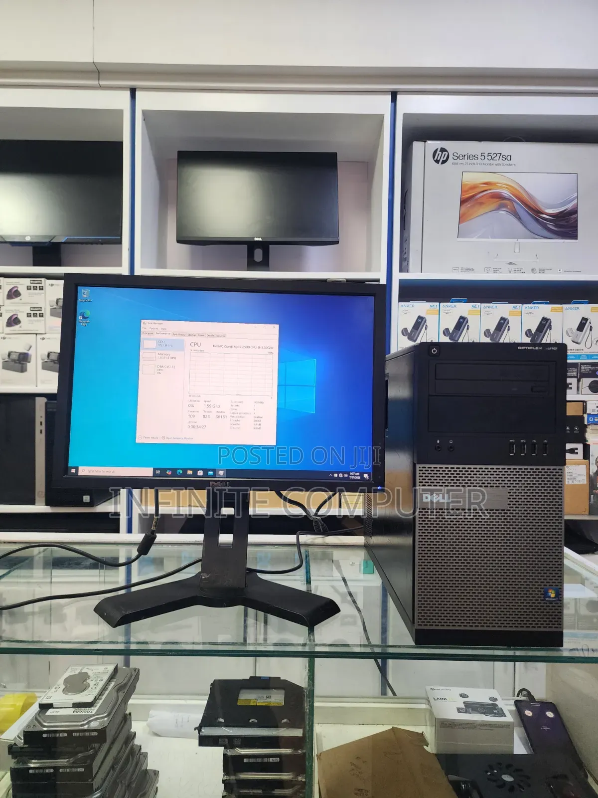 New Desktop Computer Dell OptiPlex 3010 4GB Intel Core i5 HDD 500GB