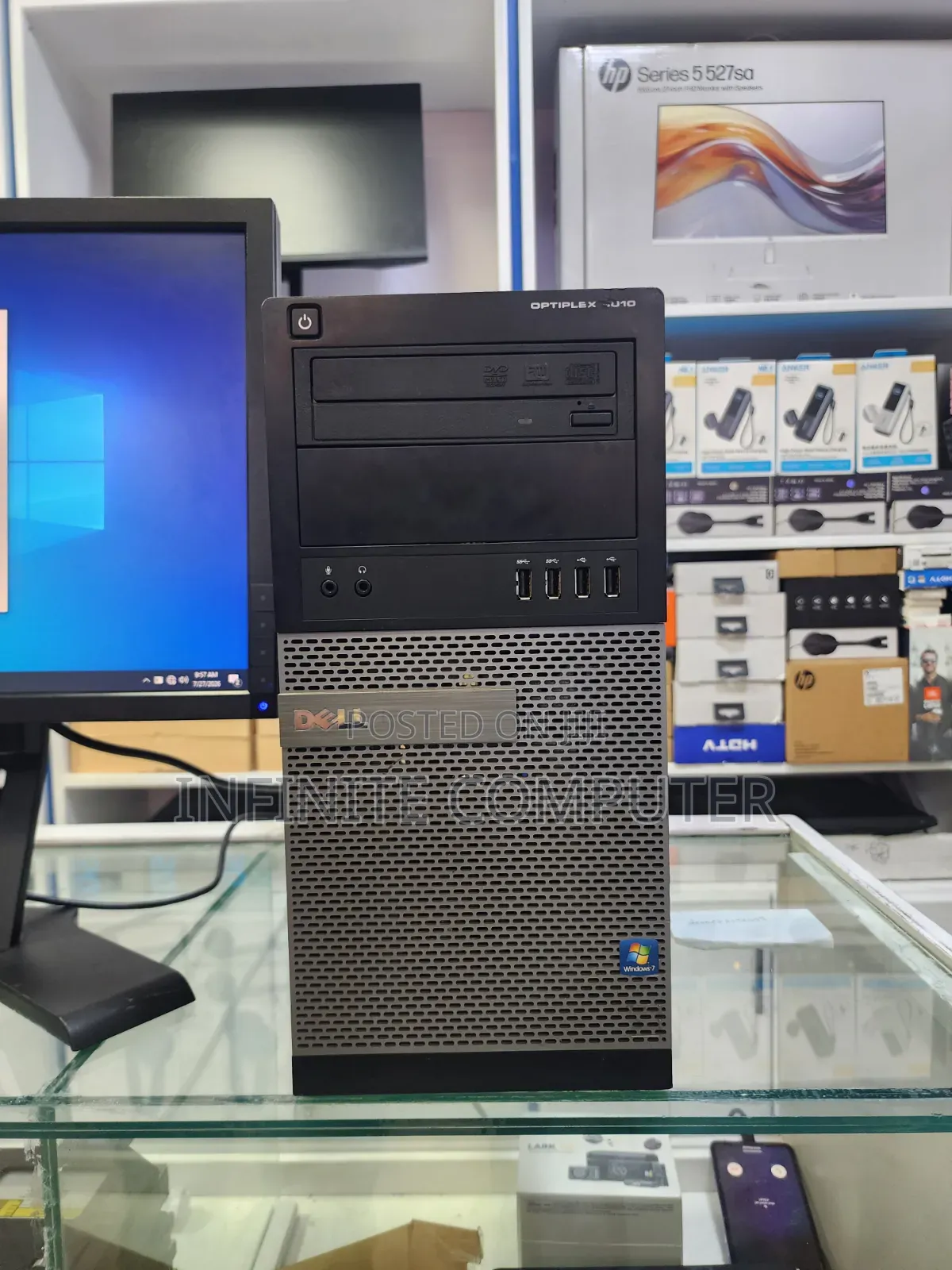 New Desktop Computer Dell OptiPlex 3010 4GB Intel Core i5 HDD 500GB