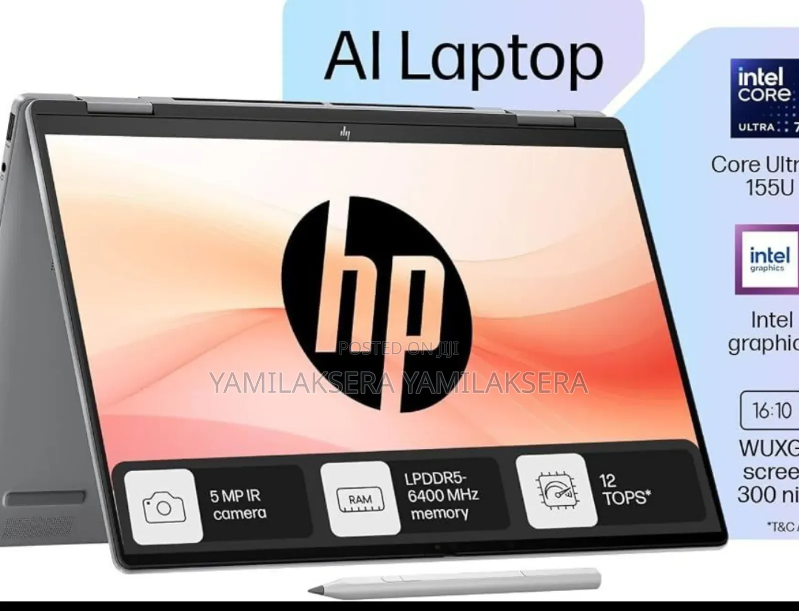 New Laptop HP Envy x360 16GB Intel Core Ultra 7 SSD 512GB