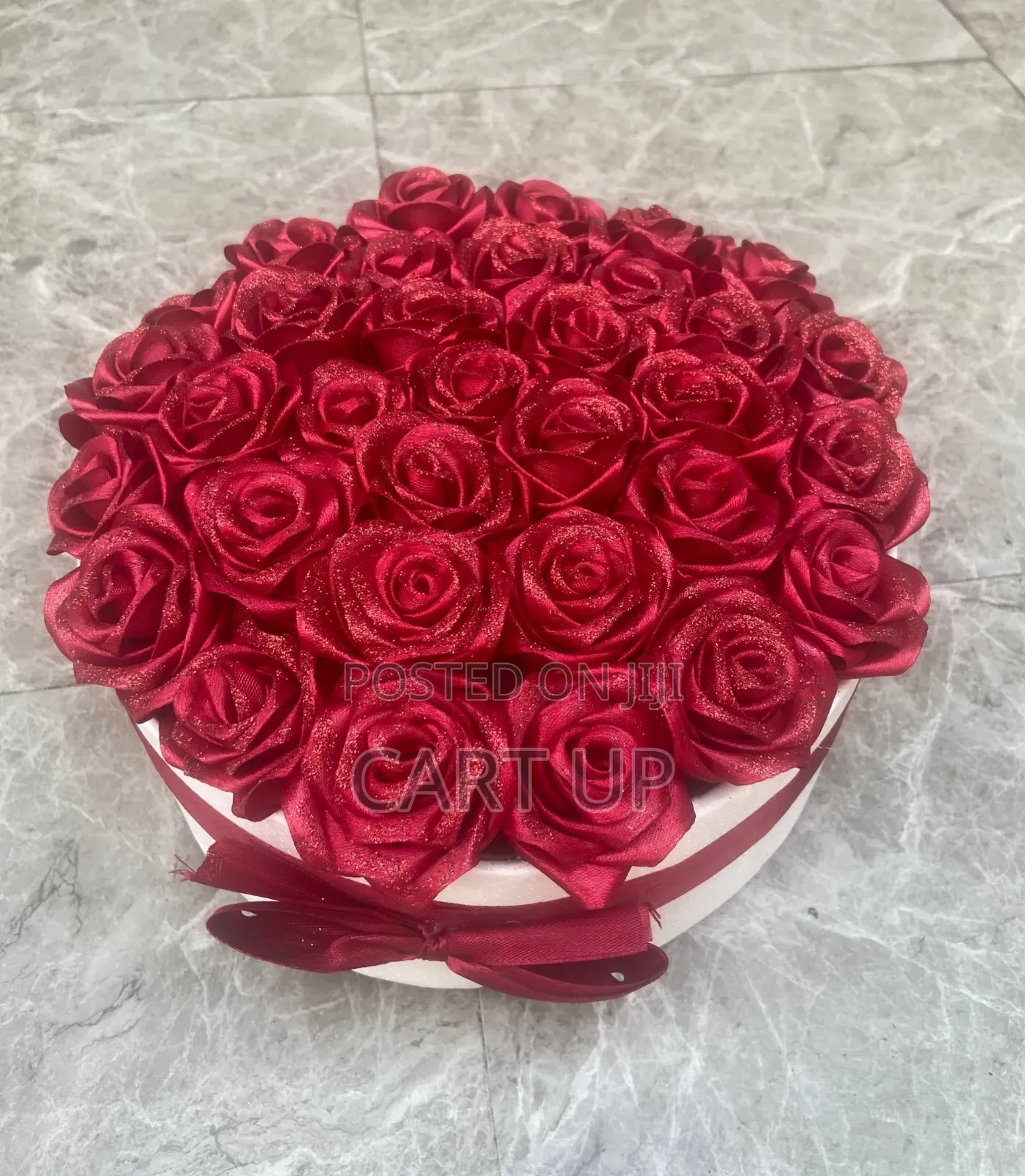 Beautiful Ribbon Fake Flower Gift