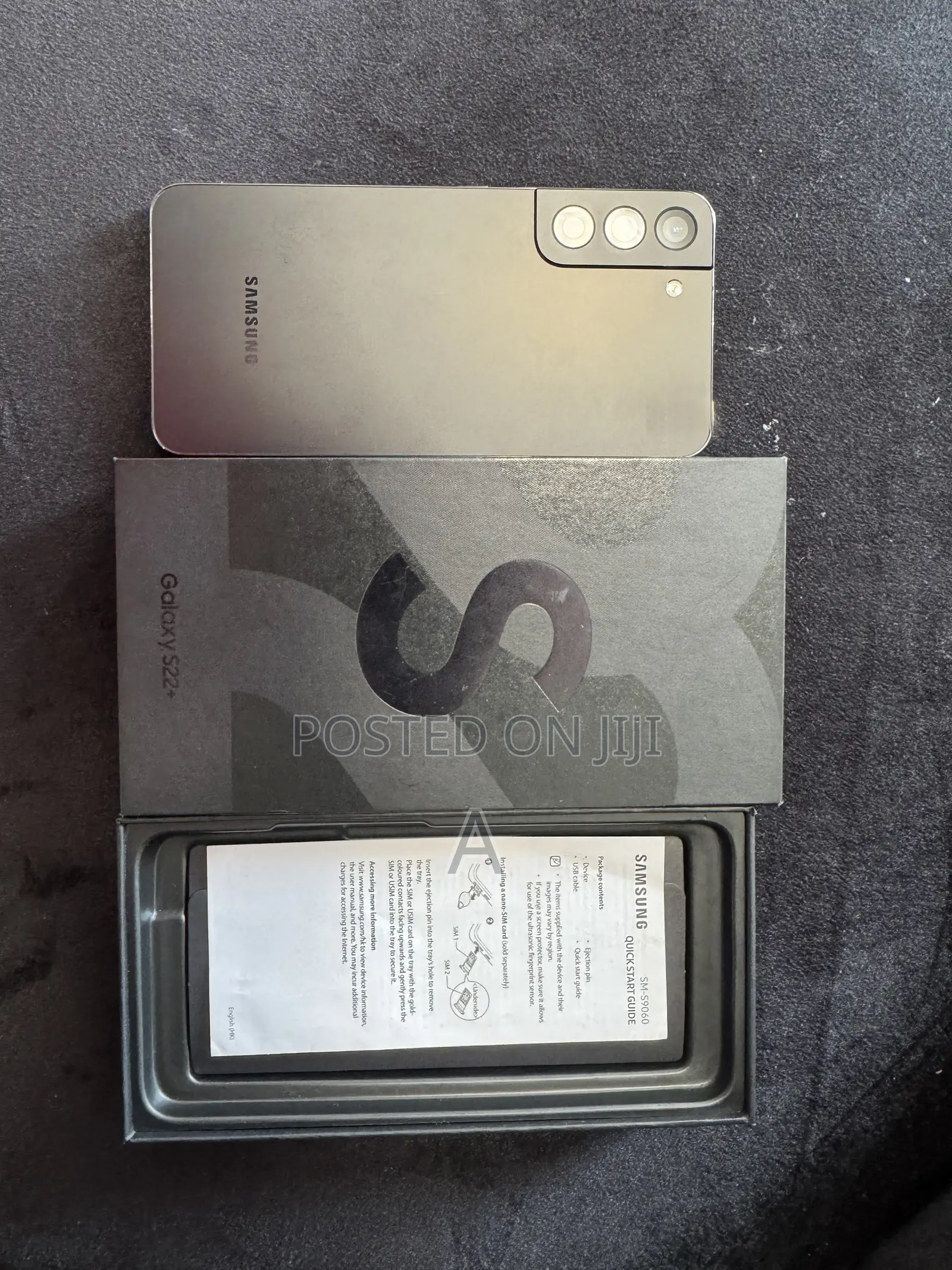 New Samsung Galaxy S22+ 5G 256 GB Black