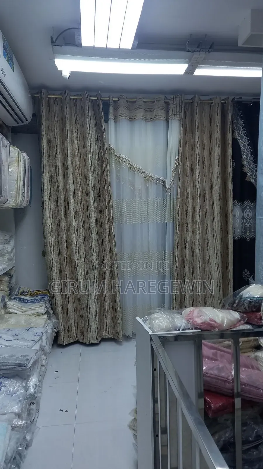 Luxury Double Layer Curtain Set With Tassel Net Sheer
