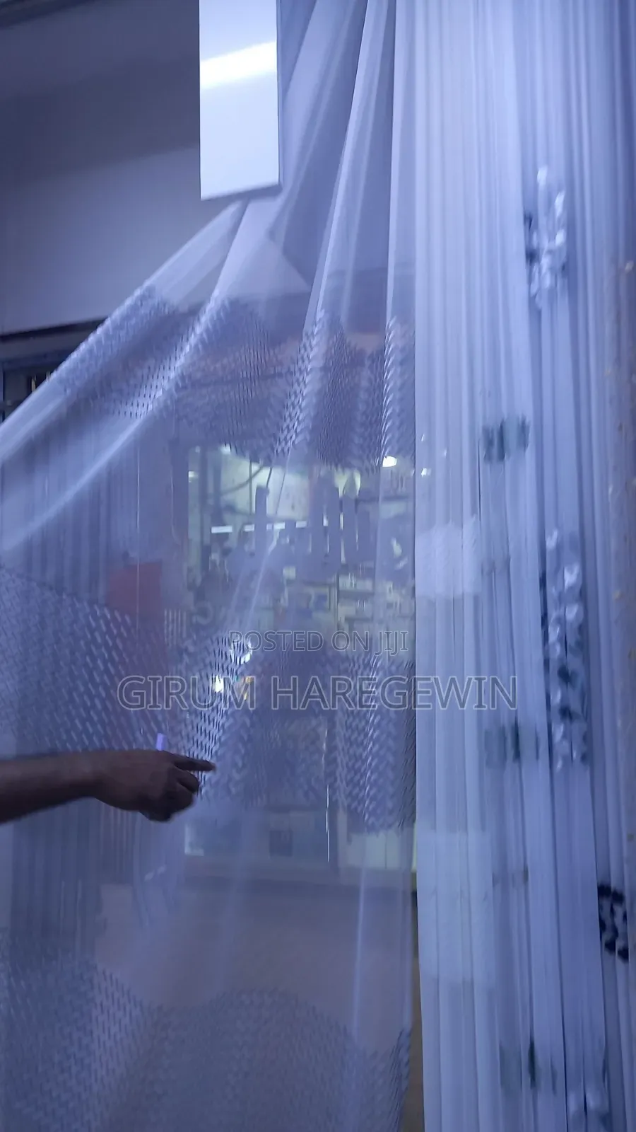 Luxury Double Layer Curtain Set With Tassel Net Sheer