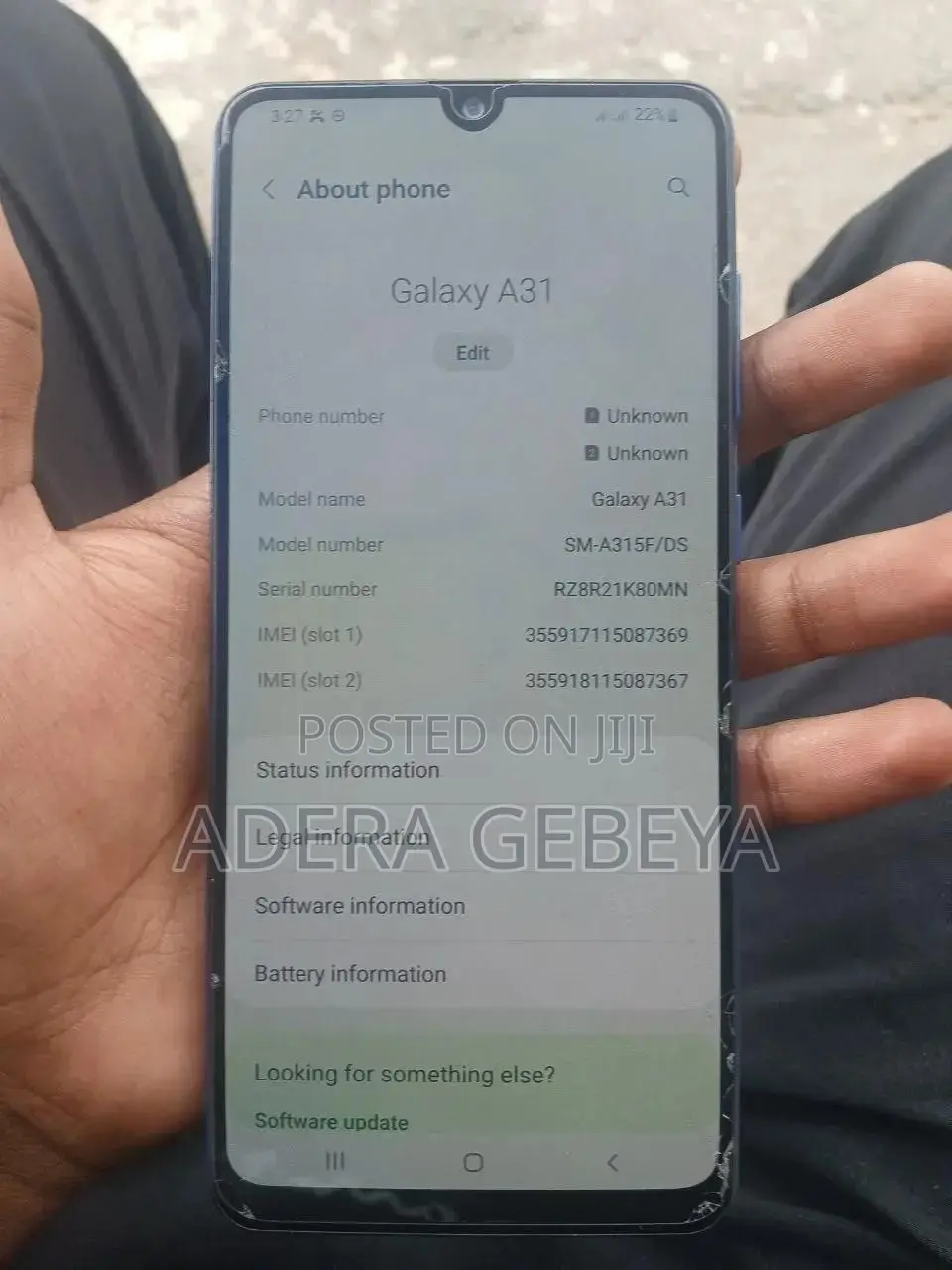 Samsung Galaxy A31 128 GB