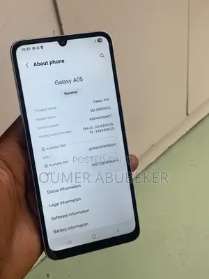 Samsung Galaxy A05 64 GB White