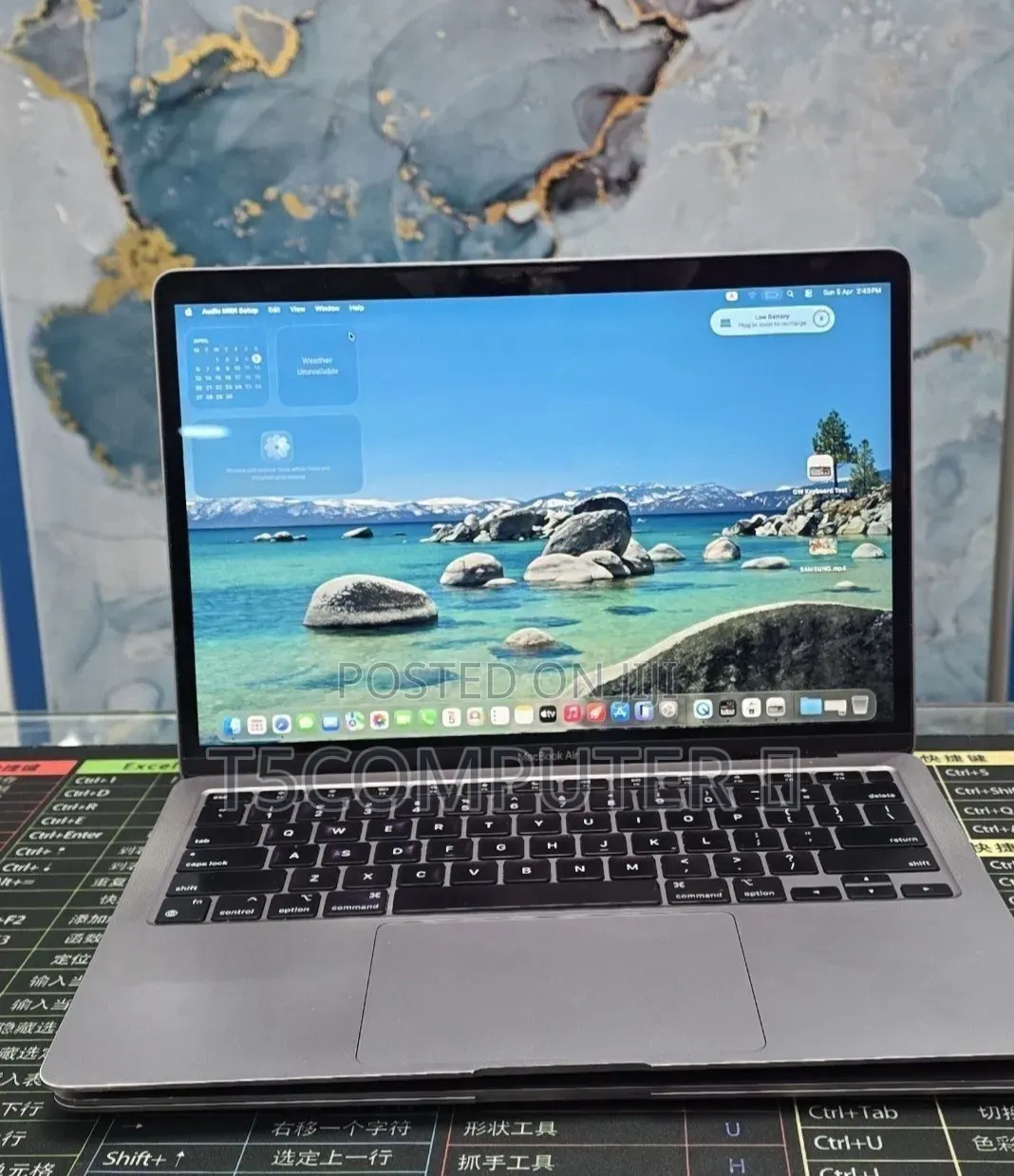 New Laptop Apple MacBook Air 2020 M1 8GB Apple M1 SSD 256GB