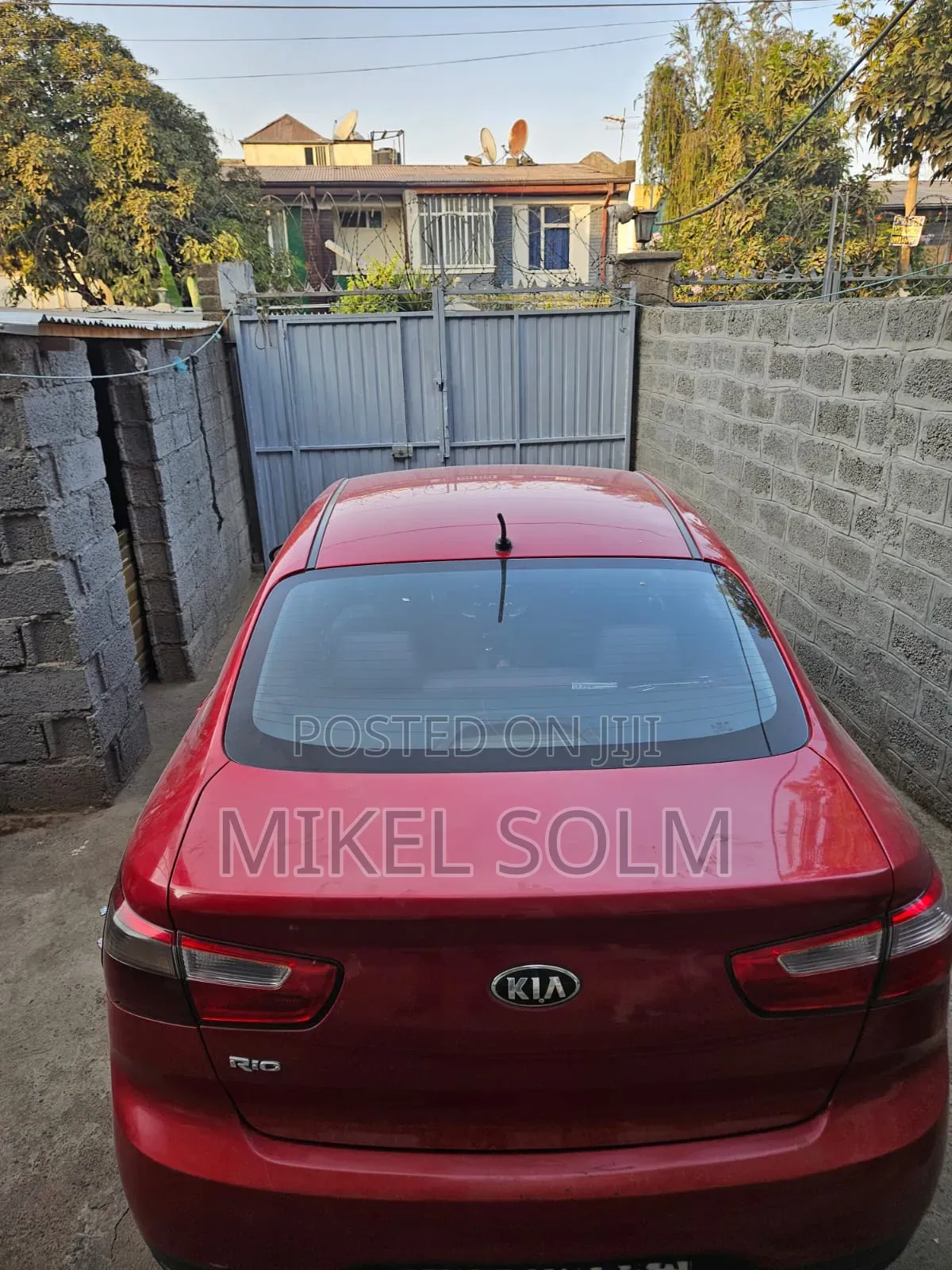 Kia Rio 2015 Red