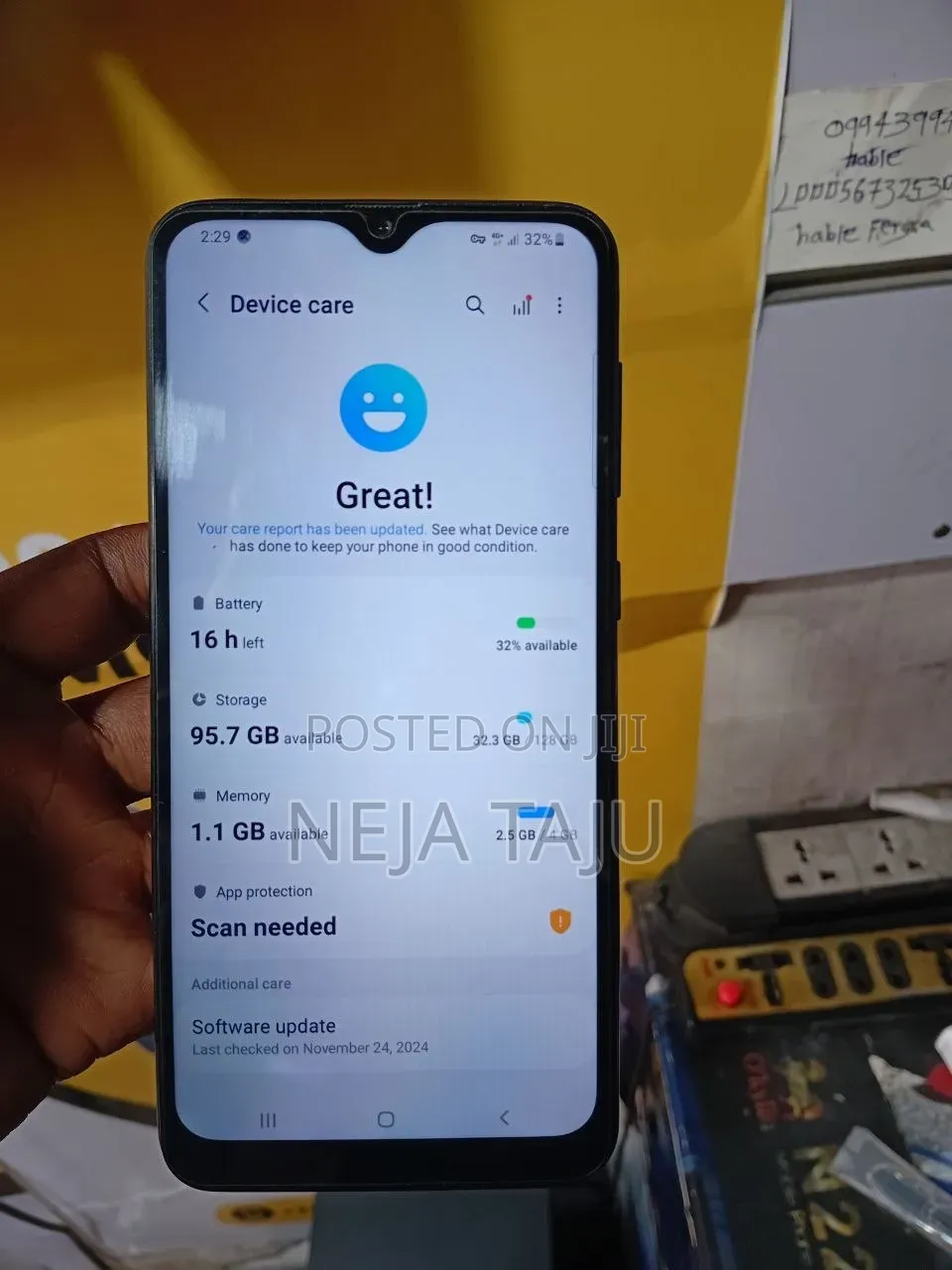 Samsung Galaxy A30s 128 GB Blue