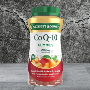 CoQ10 Gummies, Supports Heart Health, CoQ10 200mg, Peach Mango