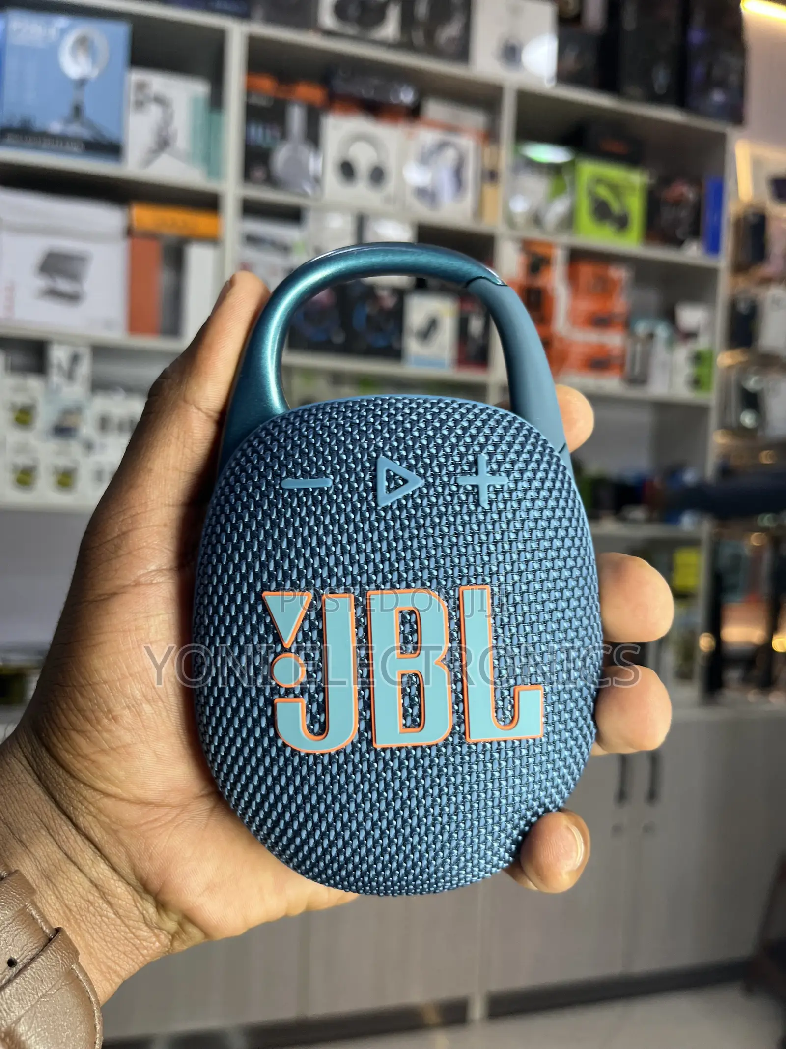 JBL Clip 5 Wireless Bluetooth Speaker With Integrated Carabiner