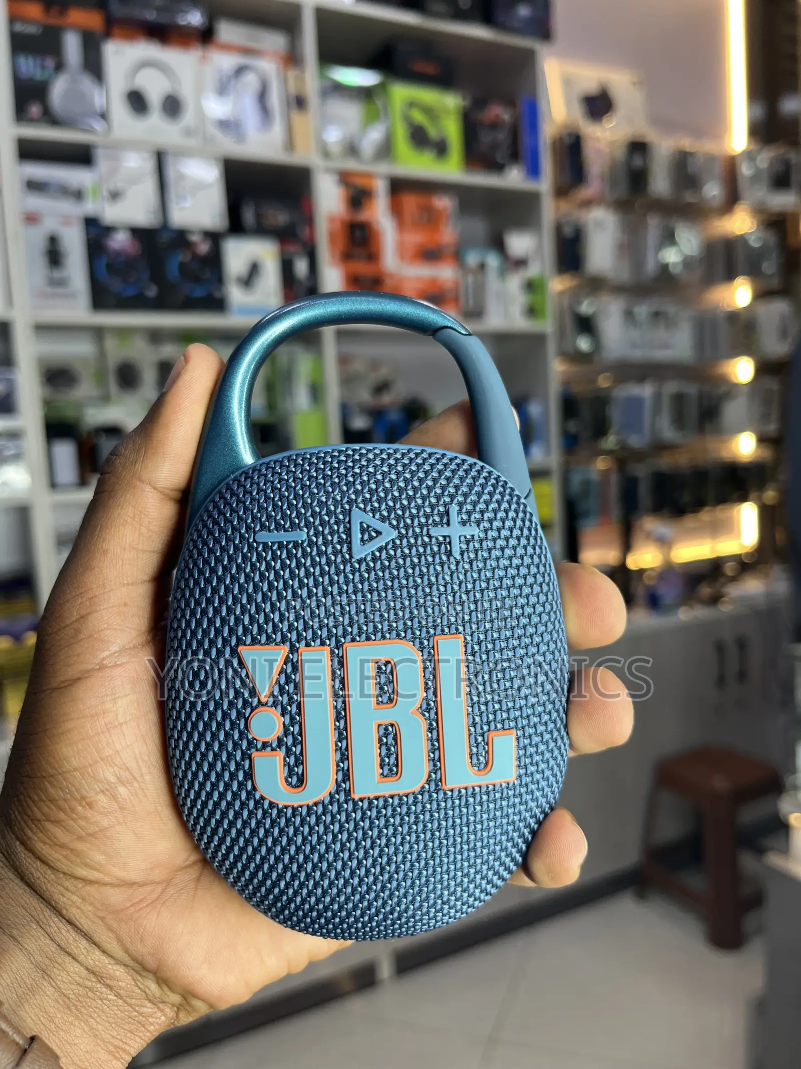JBL Clip 5 Wireless Bluetooth Speaker With Integrated Carabiner