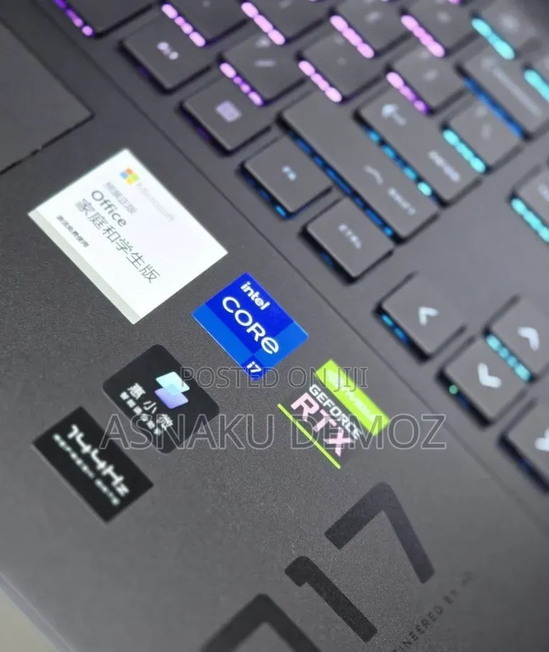New Laptop HP Omen 17 16GB Intel Core i7 SSD 1T