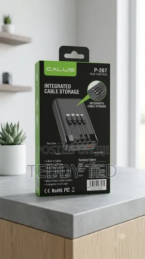 Callus P-267 (20,000mAh) High-Capacity Power Bank Kit!