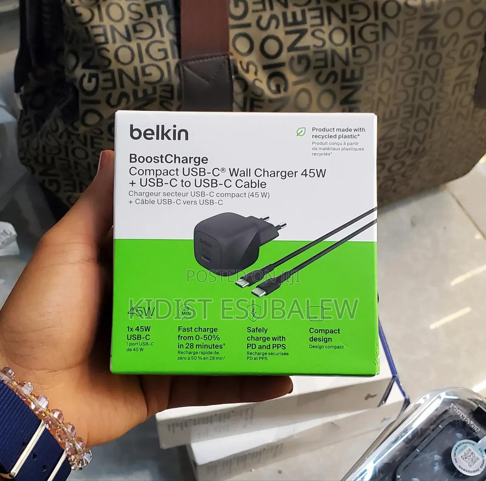 Belkin BoostCharge Compact USB-C Wall Charger