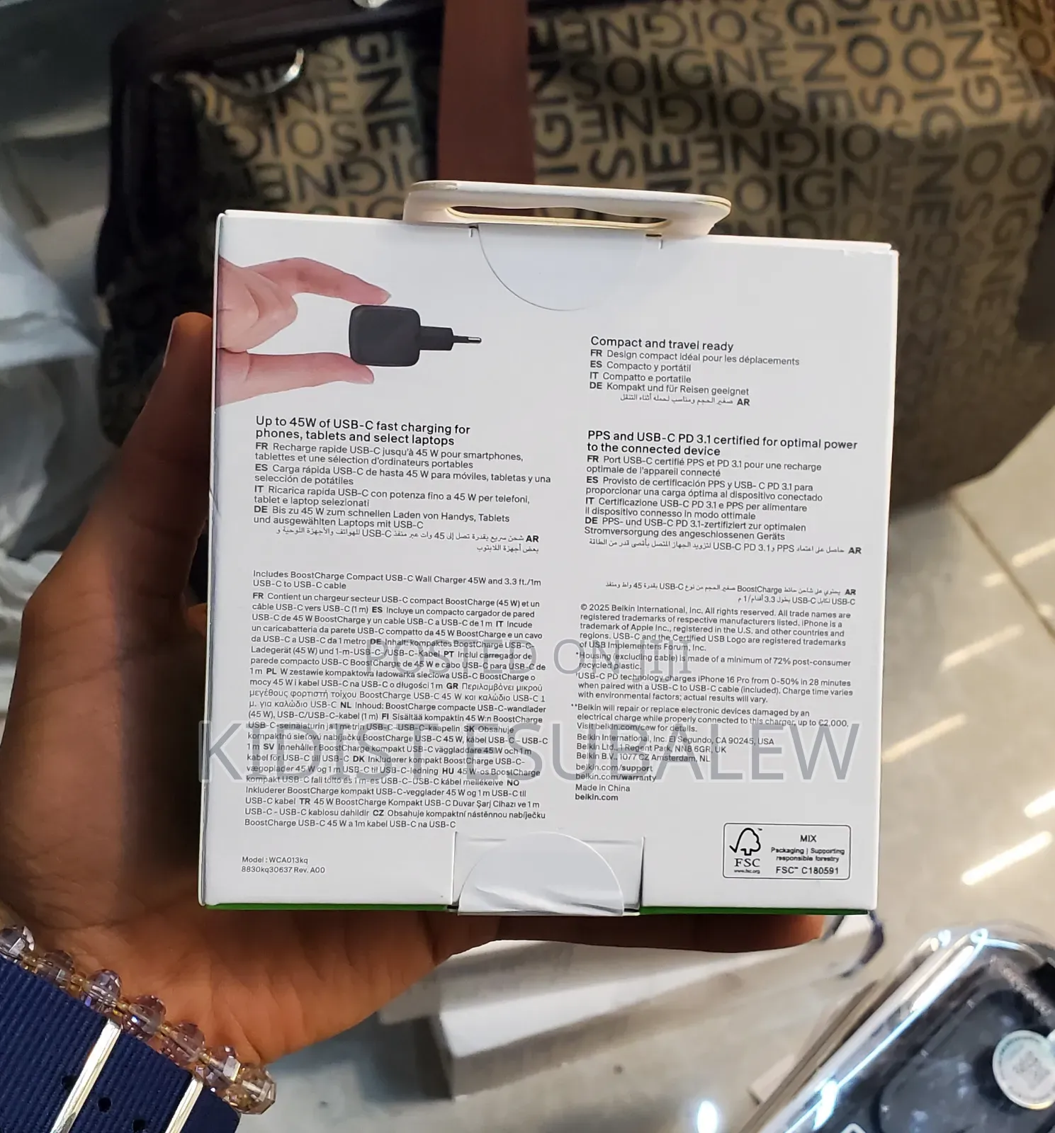 Belkin BoostCharge Compact USB-C Wall Charger