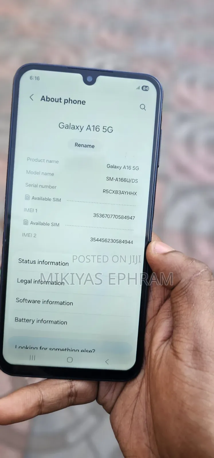 New Samsung Galaxy A16 128 GB Blue